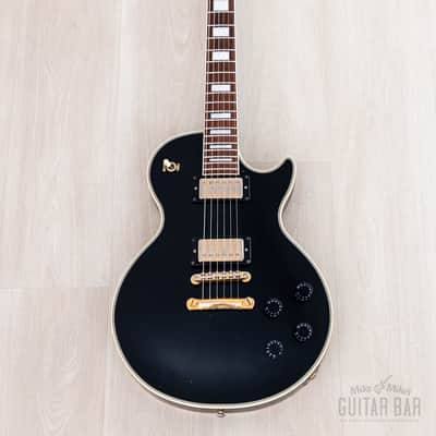 1998 Orville Les Paul Custom LPC-75 Black Beauty Gibson-Licensed, Japan Fujigen image 2