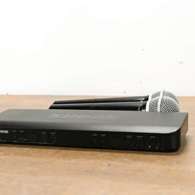 Shure BLX288/PG58 Wireless Microphone System - H10 Band NO POWER SUPPLY CG012PA image 1