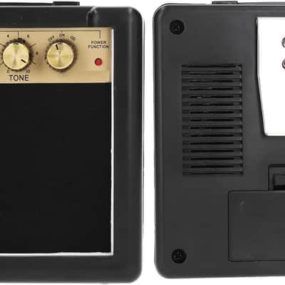 Guitar Amplifier, 3W Portable Electric Guitar Amp Mini Speaker with Headphone Jack Musical Instrument Accessories for Practice image 2