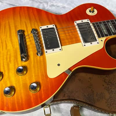 NEW! Gibson Custom 1960 Les Paul Standard Reissue VOS - Tangerine Burst - Authorized Dealer - Only 8.35 lbs - G07603 image 5