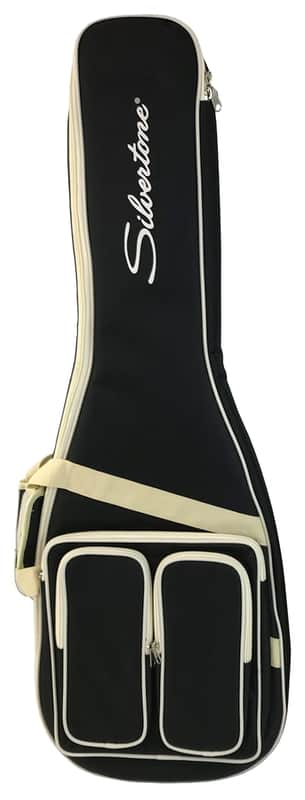 Silvertone Padded electric guitar gig bag SCGB1 BK image 1