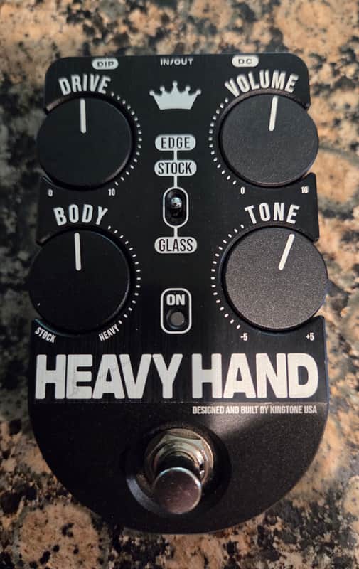 King Tone Guitar HeavyHand V2 2024 - Present - Black image 1