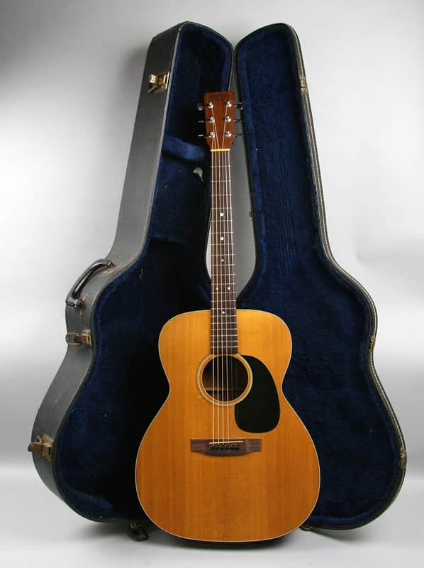 1984 Martin M-18 Acoustic Flat Top Mahogony 0000-Size Guitar | Reverb