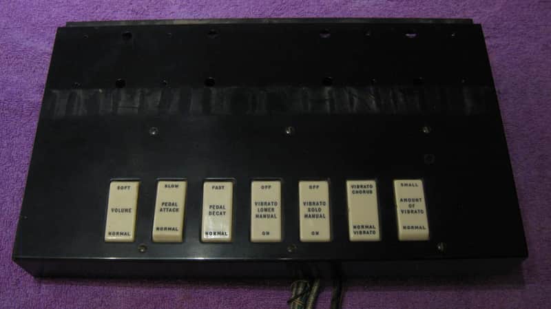 Hammond M3 Vibrato switches with wiring. imagen 1