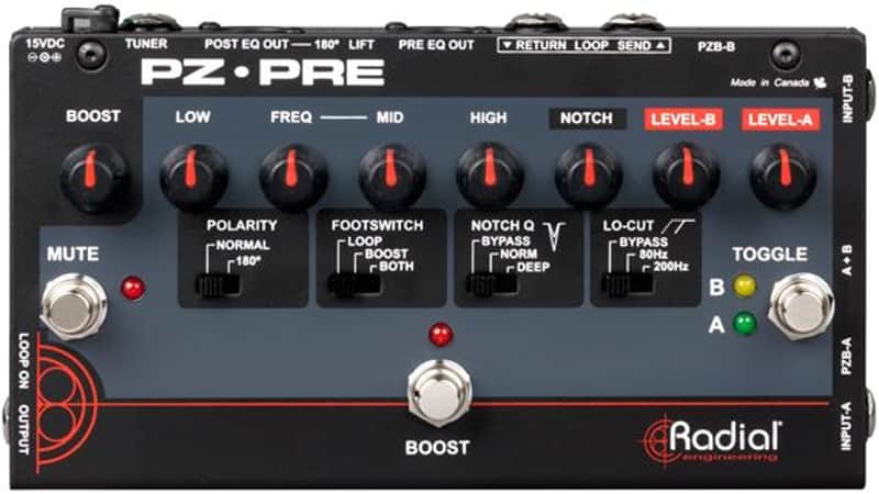 Radial ToneBone PZ Pre Acoustic Preamp image 1