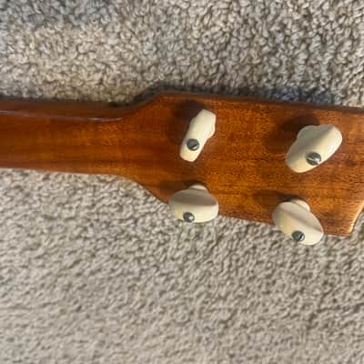 Kamaka Tenor Ukulele — vintage white label 1970s - Natural koa image 12