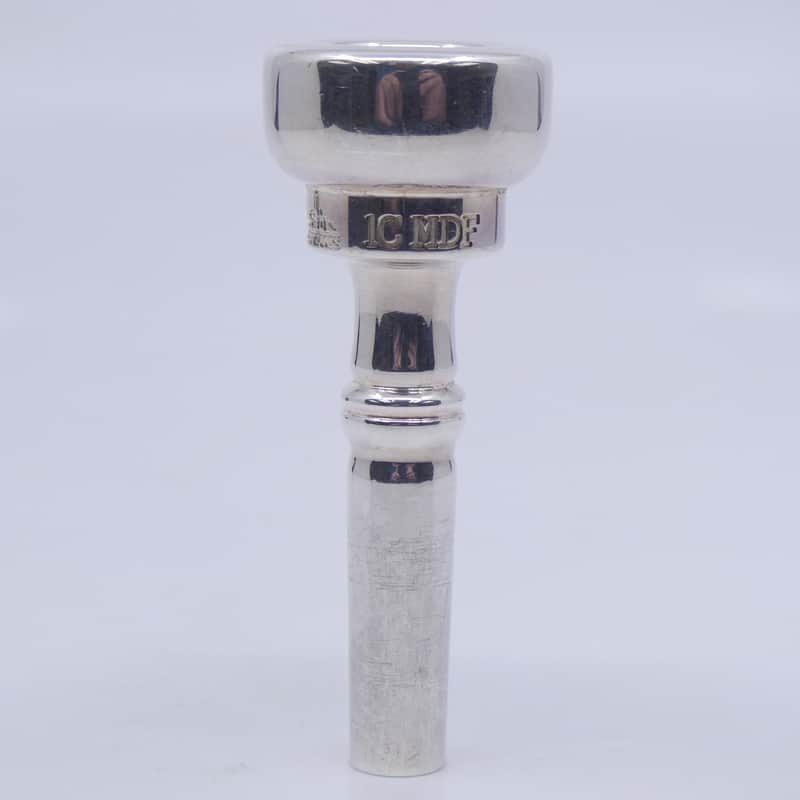 ACB 1C MDF Flugelhorn Mouthpiece - Silver image 1