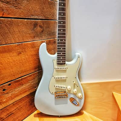 Fender Research and Development one off red cedar 60s vintage stratocaster chris fleming sonic blue image 9