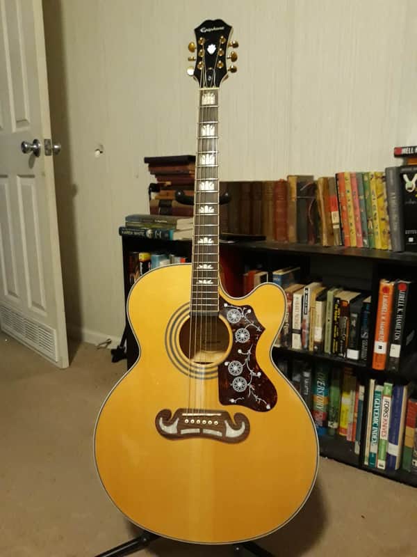 Epiphone EJ-200SCE Natural blonde / 2022 image 1
