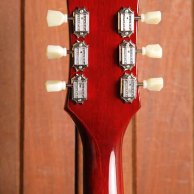 Epiphone ES-335 Figured Raspberry Tea Burst Semi-Hollow Electric Guitar image 13