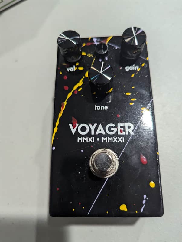 Walrus Audio Voyager Preamp/Overdrive Limited Edition - 10 Year Anniversary 2021 - Black Splatter image 1