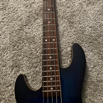 Left handed 5 string G&L L-2500 Blueburst USA made image 4