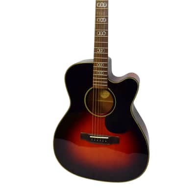 Blueridge BR-343ce Contemporary Series Worship 000 Cutaway Acoustic Electric Guitar, Vintage Sunburst w/ Case - Previously Owned image 2