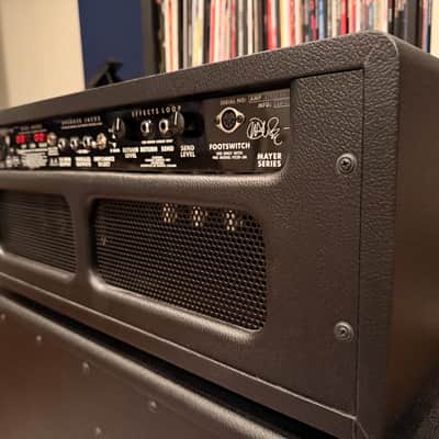 PRS J-MOD 100 John Mayer Signature 100-Watt Guitar Amp Half Stack 2017 - 2020 - Stealth Black / Salt & Pepper image 8