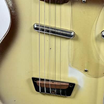 1959 (First Year) Danelectro Vintage 3923 Semi-Hollowbody Guitar / Bass Doubleneck w/ Case image 5
