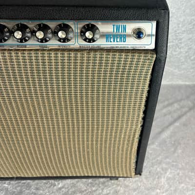 Vintage 1973 Fender Twin Reverb all tube 2x12 combo amp image 9