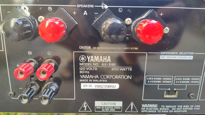 Yamaha AX 596 2001 - Black | Reverb