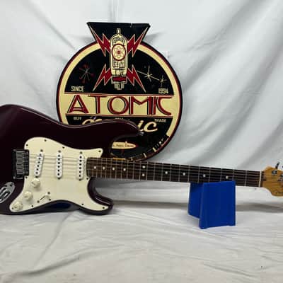 Fender Standard Stratocaster Strat Electric Guitar- Wine Red image 1