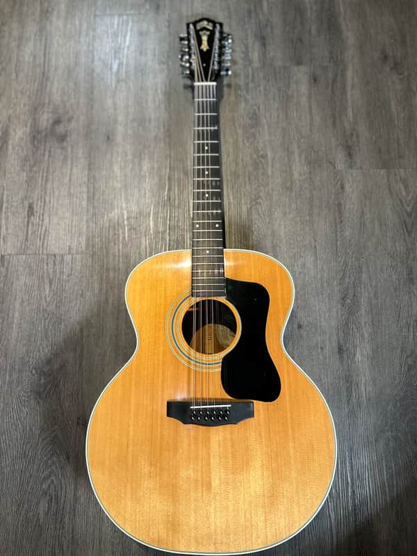 Guild F-212XL 12-string Acoustic Guitar Natural 1981																								 Natural image 1