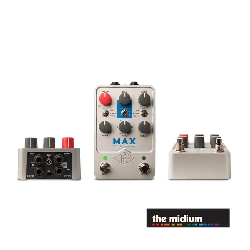 Universal Audio UAFX Max stereo preamp and dual compressor pedal image 1