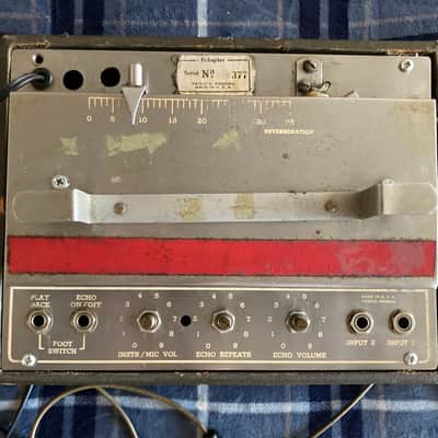 1960/1964 ECHOPLEX EP-1 Tube Tape Delay Echo Reverb, small box, pre-Maestro 1 of first 500 made, Serial #377 image 4