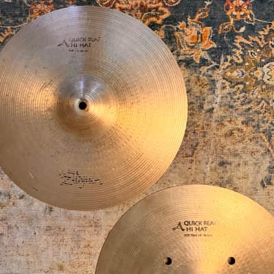 Zildjian QUICK BEAT 14” Hihats ULTRA CRISP TIGHT Articulate Earlier Version 1198 1395 g NOT $520! image 3