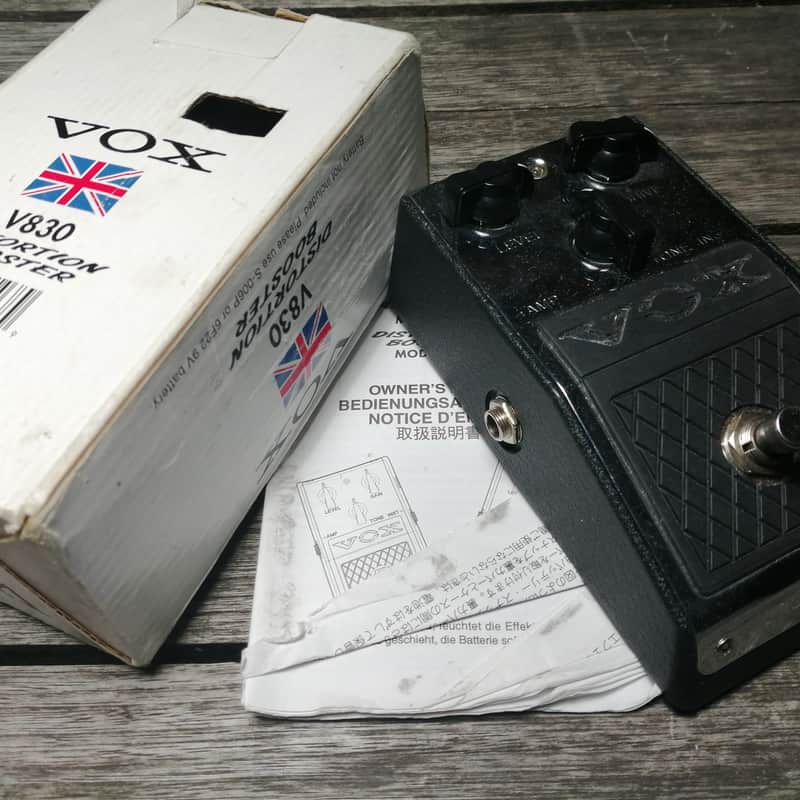 1990s Vox V830 Distortion Booster Aluminum