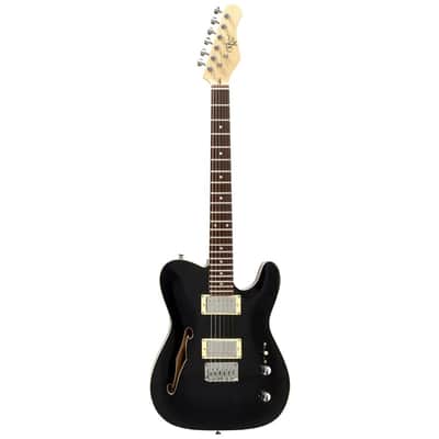 Michael Kelly 58 Thinline Electric Guitar Black image 2