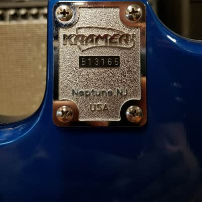 Kramer Focus 3000 MIJ! 1980's Gloss Blue Serious Shredder! image 8