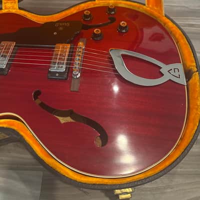 Guild T-100D Slim Jim with Humbuckers 1965 - 1973 - Blonde image 3