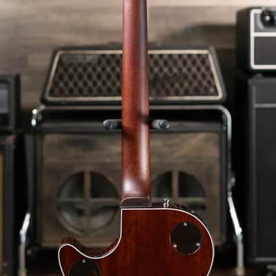 Gretsch G6134TFM-NH Nigel Hendroff Signature Penguin Electric Guitar - Amber Flame with Hardshell Case - Used image 7