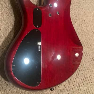 MTD Kingston Heir Fretless Bass - Cherry Red image 4