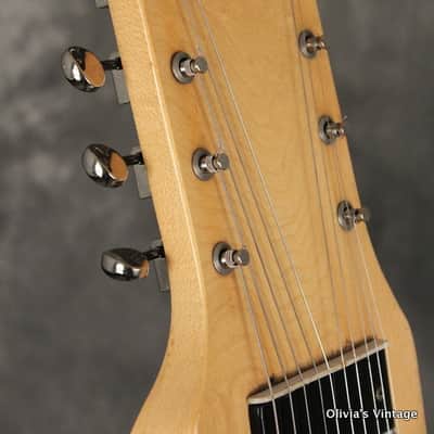 Alkire 10-String Eharp Steel Guitar 1960 Natural image 6