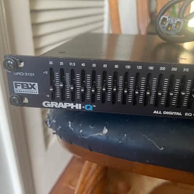 Sabine Graphi-Q GRQ-3101, 31 Band Equalizer, Delay, Compressor, and Feedback Suppressor w/ rack mount bolts/washers. image 2