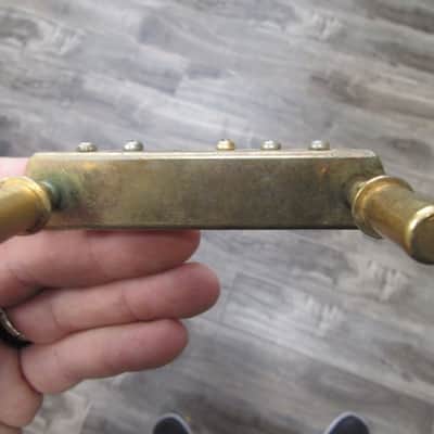 Fender Jaguar Jazzmaster Gold Bridge Assembly 1958-1965 image 3