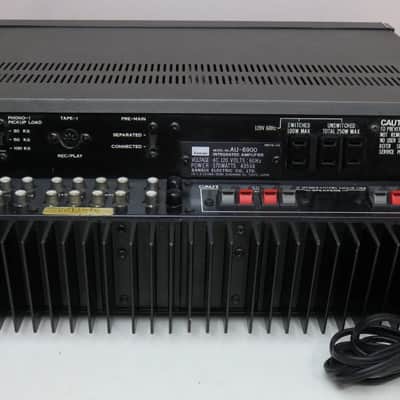 SANSUI AU-6900 INTEGRATED AMPLIFIER WORKS PERFECT SERVICED FULLY RECAPPED image 9