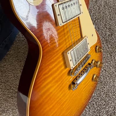 2024 Gibson Custom Shop Murphy Lab '59 Les Paul  Standard Reissue Light Aged Slow Ice Tea Burst with Hand Wound MJ Seymour Duncan Pearly Gates Pickups image 13