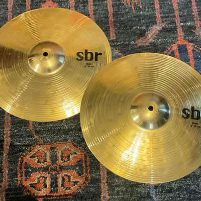 Sabian 14" SBR Hi-Hat Cymbal Pair SBR1402 Brass (Dented) image 1