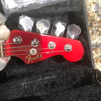 Fender 50th Anniversary Jazz Bass with Matching Headstock 2010 - Candy Apple Red image 3