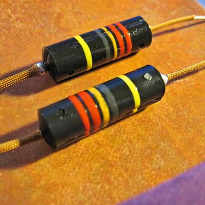 Luxe BumbleBee Capacitors Repro Oil-Filled .022uF - Matched Pair for Historic Les Paul R9, R8, '59… image 1