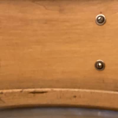 Slingerland - 1930s, 6.5x14" Gene Krupa No. 111, Radio King Snare Drum. White Marine Pearl image 5