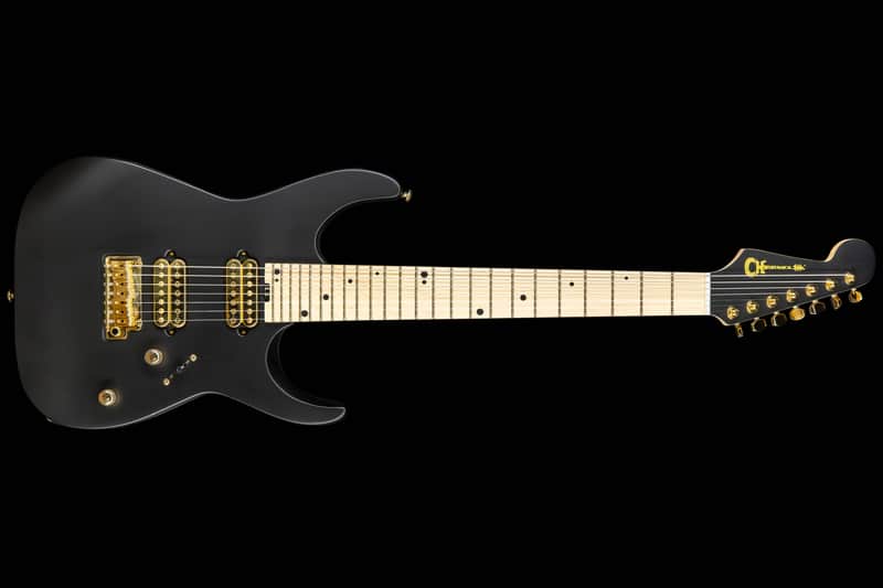 Charvel Angel Vivaldi Signature DK24-7 Nova MN - Satin Black - b-stock image 1
