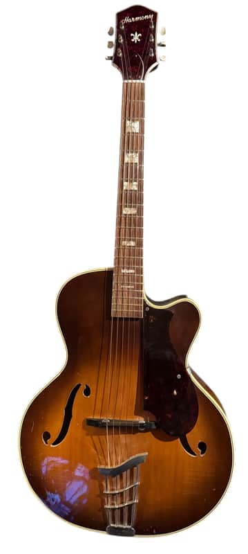Harmony H1310 Brilliant Cutaway - Sunburst - Archtop image 1
