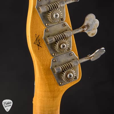 Fender Custom Shop Faded Aged Custom 1951 Precision Bass - Sage Green Metallic/Summer Showcase Event Instrument #XN04327 image 8