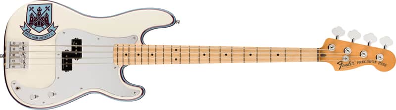 Fender Steve Harris Artist Series Signature Precision Bass 2015 - Present - Olympic White image 1