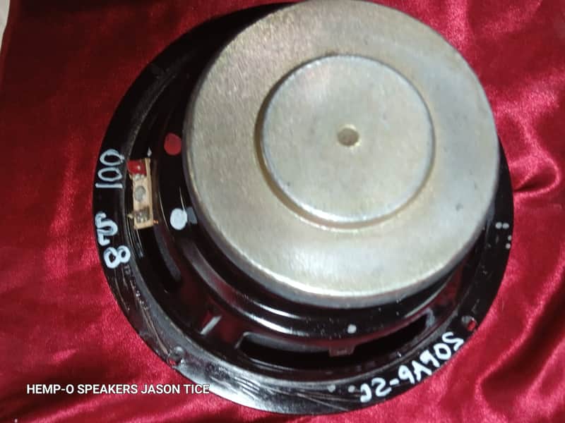 8" WOOFER BOSTON ACOUSTICS HIGH POWER PROTOTYPE 8 OHM 100 WATT BUTYLENE RUBBER HALF ROLL SURROUND! image 1