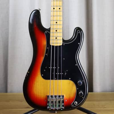 Fender Precision Bass with Maple Fretboard 1978 - Sunburst image 3
