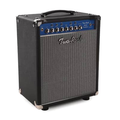 Two Rock Studio Overdrive 2-Channel Tube Amp Combo Black Bronco w/ Blue Smoke Cloth Pre-Order image 2
