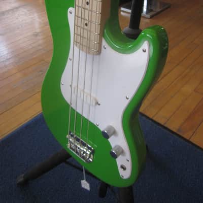 Fender Squier Sonic Bronco Electric Bass 4-String - Lime Green image 9