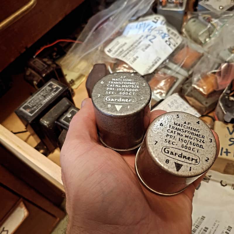 Gardners Mu7524 1960s transformer pair #2 (Neve 1057 1058 1059 1061 etc) image 1
